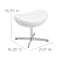 Flash Furniture Rally White LeatherSoft Saddle Wing Ottoman ZB-WING-WH-OTT-LEA-GG - alternate 8
